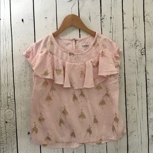 🎉4/$20🎉 💕Lovely Sonoma ballerina top with ruffle!
